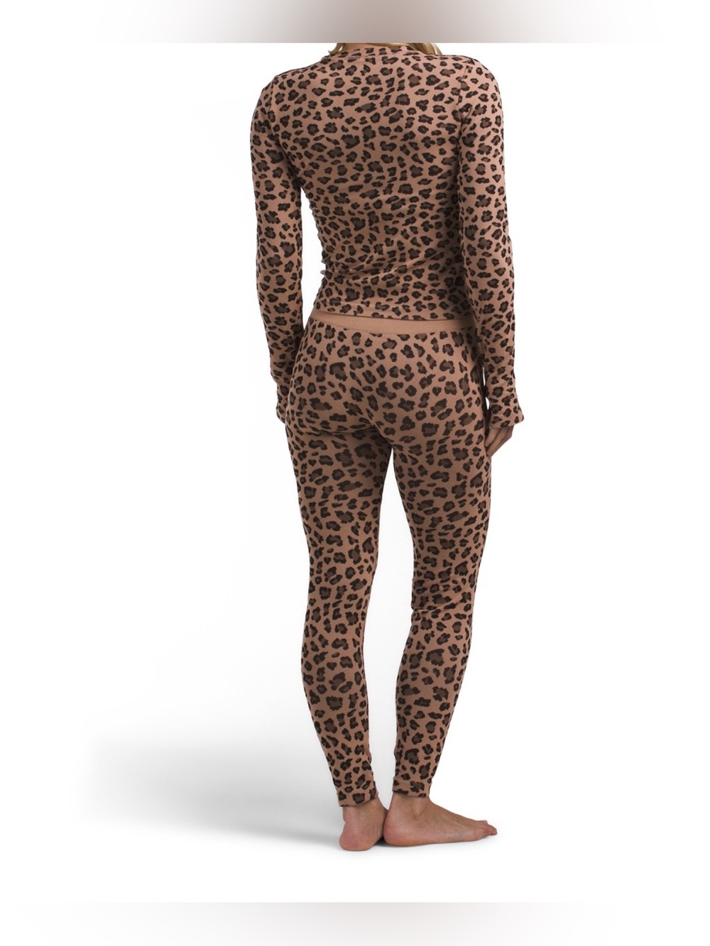 Juicy Couture Leopard Print 2pc Fitted Lounge Set - Picture 2 of 8